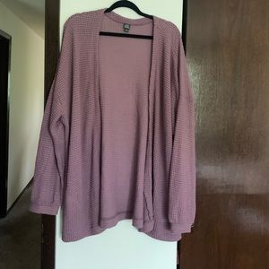 2X light purple cardigan